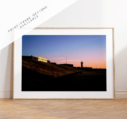 Castle Field Sunset - Photography Print - Portsmouth and Southsea Prints - Wall Art -  Frame and Canvas Options - Landscape