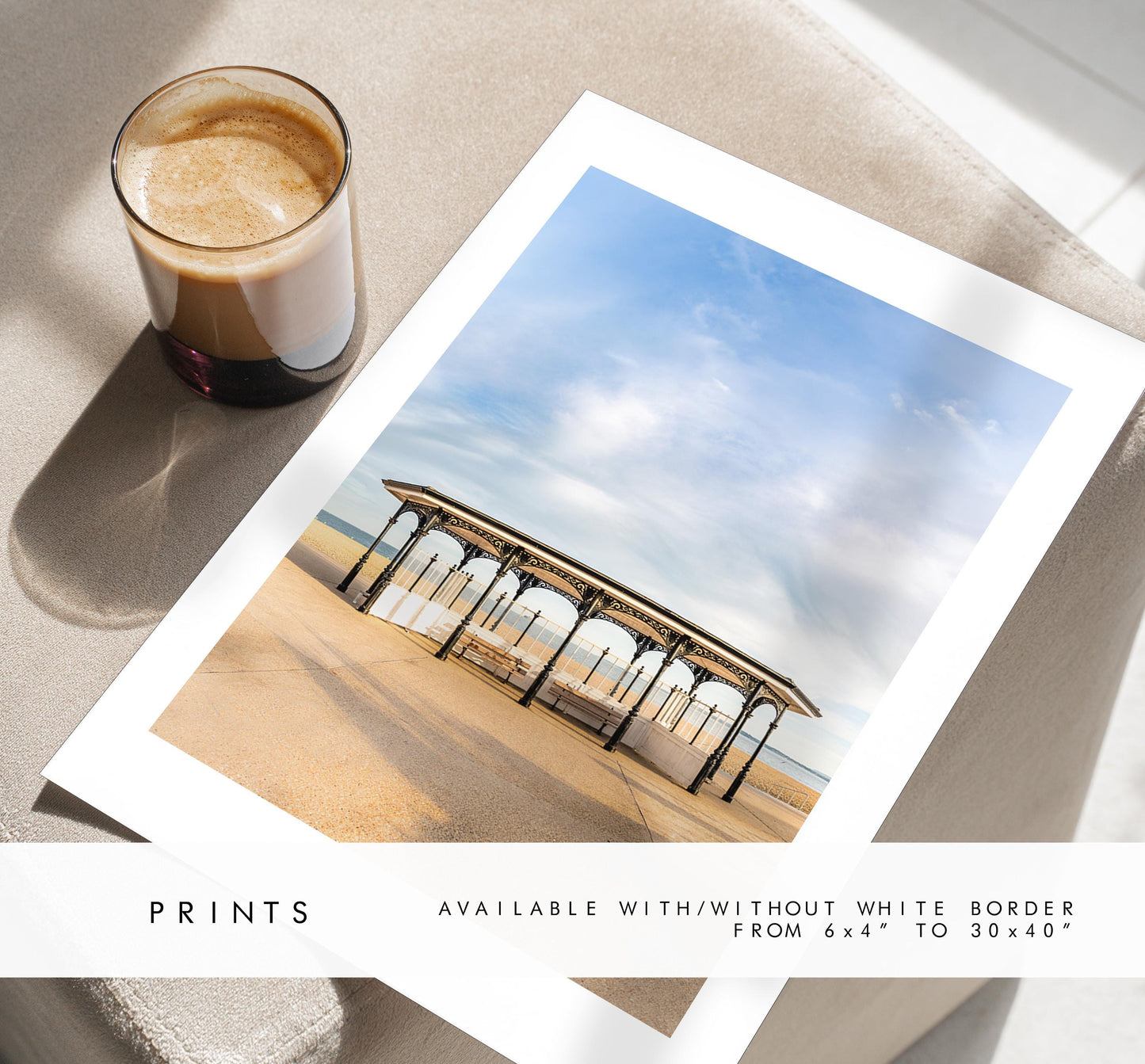Southsea Promenade - Photography Print - Portsmouth and Southsea Prints - Wall Art -  Frame and Canvas Options -  Portrait
