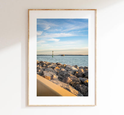 Southsea Seafront - Photography Print - Portsmouth and Southsea Prints - Wall Art -  Frame and Canvas Options -  Portrait