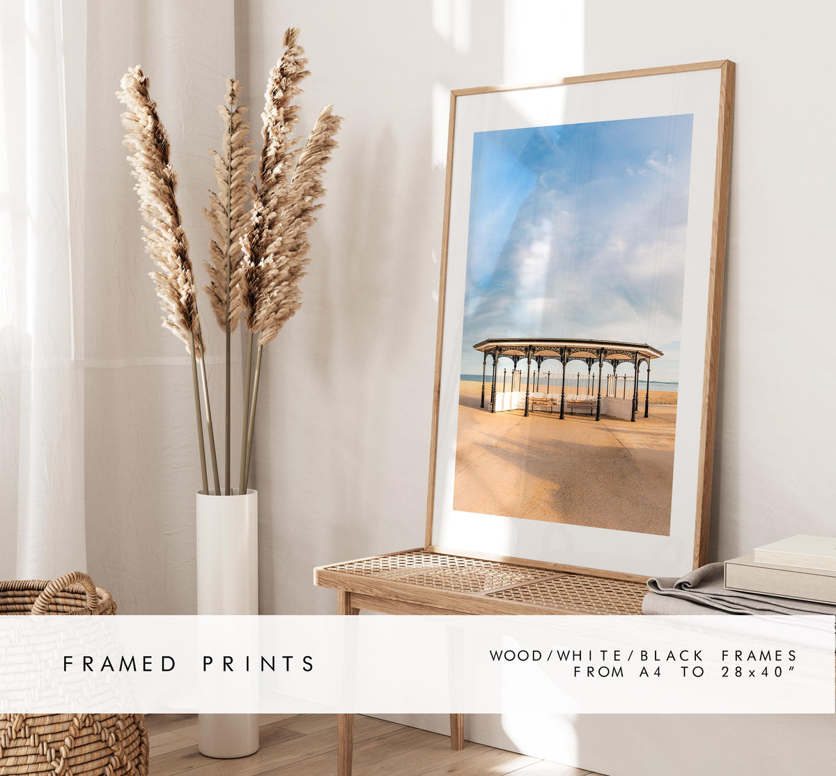 Southsea Promenade - Photography Print - Portsmouth and Southsea Prints - Wall Art -  Frame and Canvas Options -  Portrait