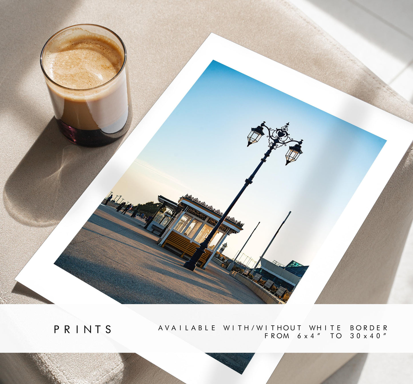 Southsea Promenade - Photography Print - Portsmouth and Southsea Prints - Wall Art -  Frame and Canvas Options -  Portrait