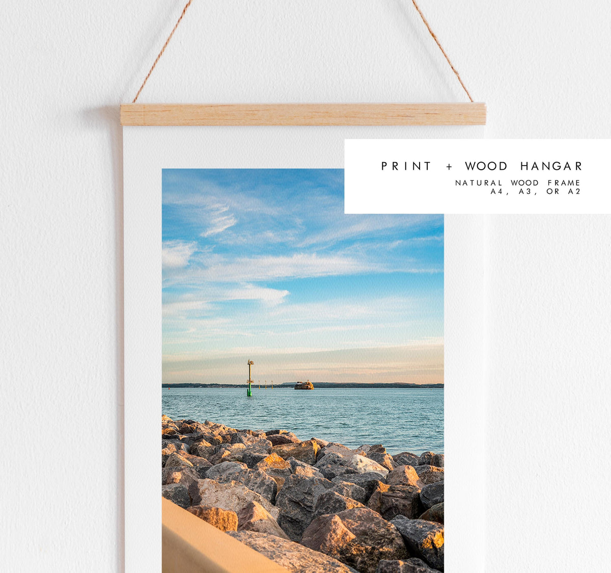 Southsea Seafront - Photography Print - Portsmouth and Southsea Prints - Wall Art -  Frame and Canvas Options -  Portrait