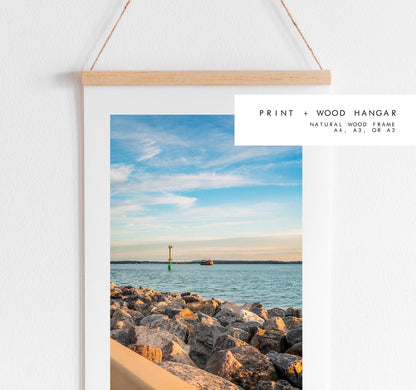 Southsea Seafront - Photography Print - Portsmouth and Southsea Prints - Wall Art -  Frame and Canvas Options -  Portrait