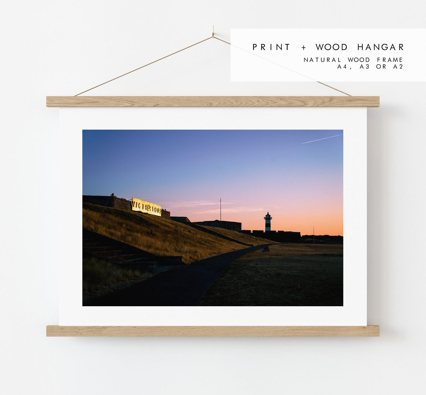 Castle Field Sunset - Photography Print - Portsmouth and Southsea Prints - Wall Art -  Frame and Canvas Options - Landscape