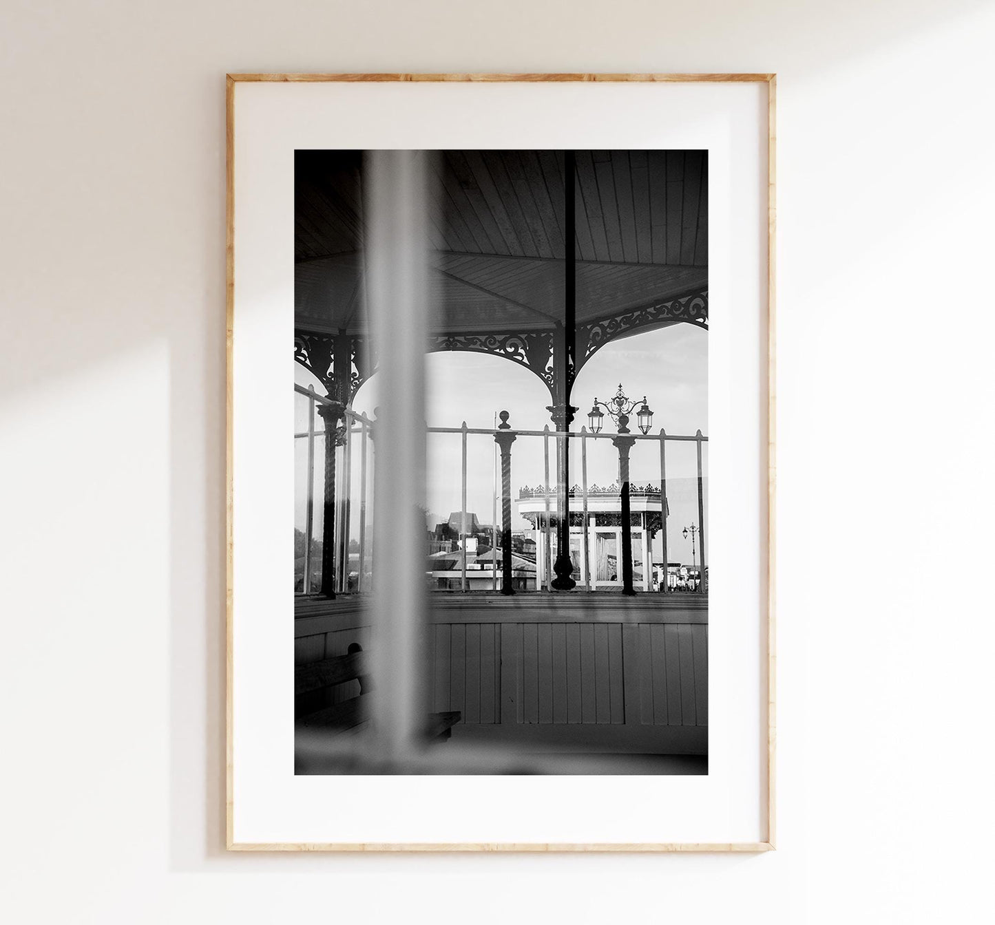 Southsea Promenade Black & White - Photography Print - Portsmouth and Southsea Prints - Wall Art -  Frame and Canvas Options - Portrait - BW