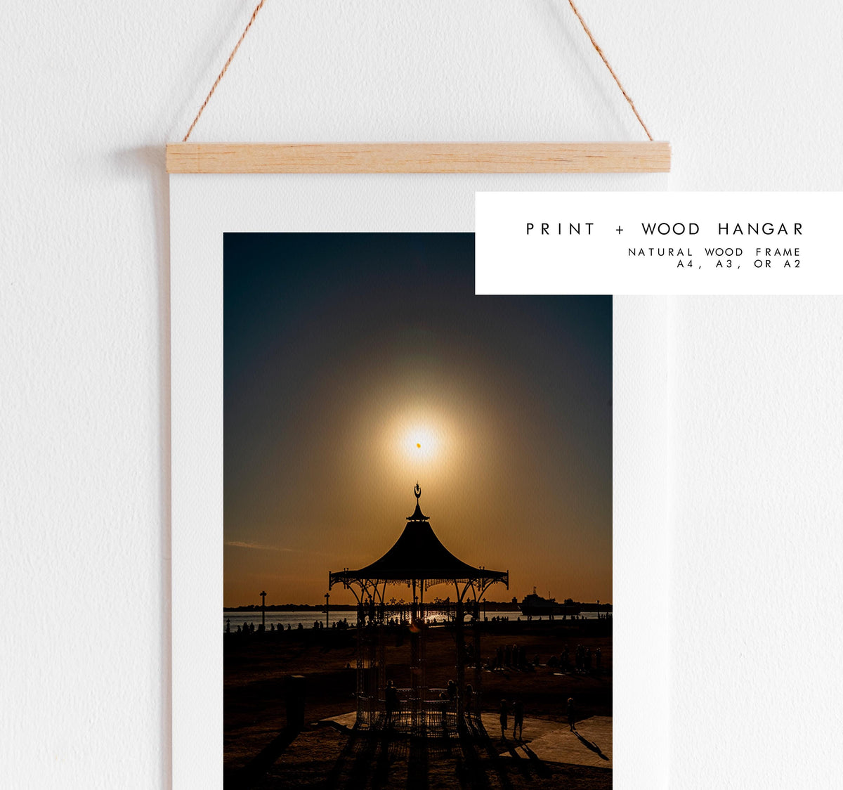 Southsea Eclipse - Photography Print - Portsmouth and Southsea Prints - Wall Art -  Frame and Canvas Options -  Portrait