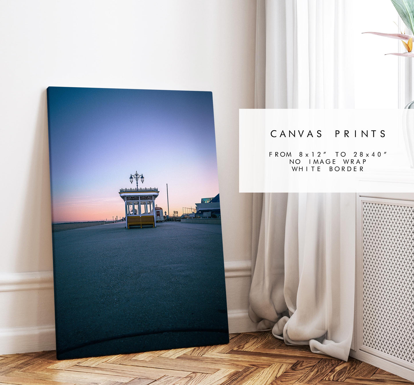 Southsea Sunset - Photography Print - Portsmouth and Southsea Prints - Wall Art -  Frame and Canvas Options -  Portrait