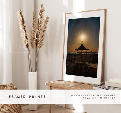 Southsea Eclipse - Photography Print - Portsmouth and Southsea Prints - Wall Art -  Frame and Canvas Options -  Portrait