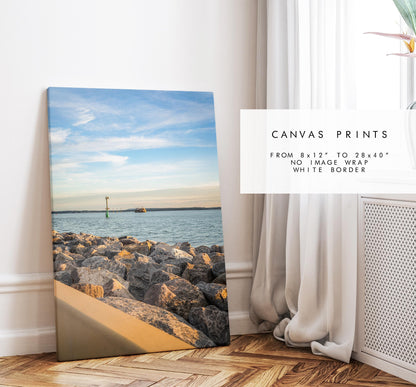 Southsea Seafront - Photography Print - Portsmouth and Southsea Prints - Wall Art -  Frame and Canvas Options -  Portrait