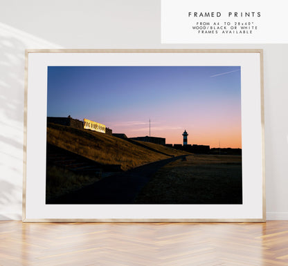 Castle Field Sunset - Photography Print - Portsmouth and Southsea Prints - Wall Art -  Frame and Canvas Options - Landscape