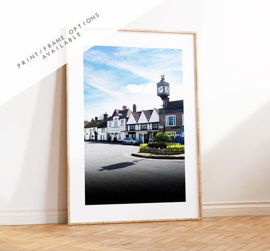 Bishops Waltham Photography Print - Hampshire Photography Prints - Wall Art -  Frame and Canvas Options - Portrait  - UK