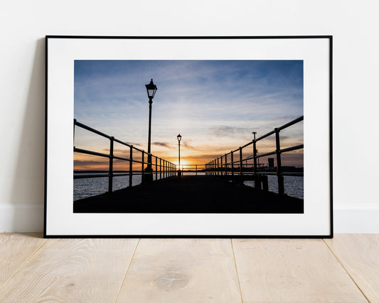 Hotwalls Pier - Photography Print - Portsmouth and Southsea Prints - Wall Art -  Frame and Canvas Options - Landscape