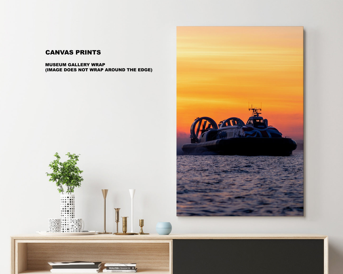Southsea Hovercraft - Photography Print - Portsmouth and Southsea Prints - Wall Art -  Frame and Canvas Options - Portrait