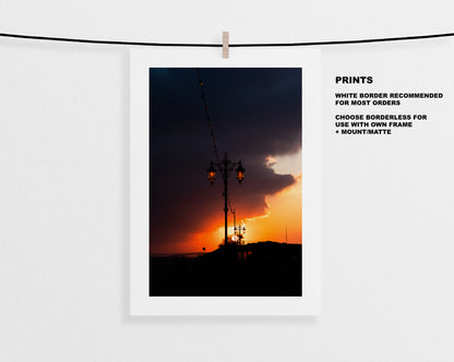 Southsea Sunsets - Photography Print - Portsmouth and Southsea Prints - Wall Art -  Frame and Canvas Options - Portrait