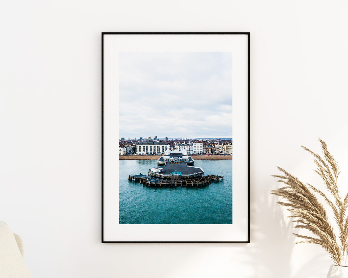 South Parade Pier - Photography Print - Portsmouth and Southsea Prints - Wall Art -  Frame and Canvas Options - Portrait - Aerial