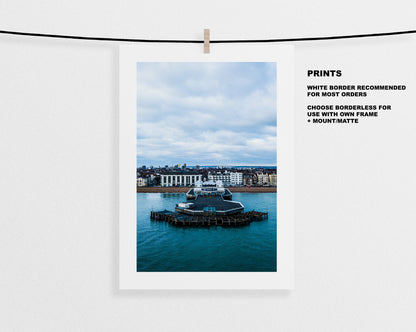 Southsea Pier - Photography Print - Portsmouth and Southsea Prints - Wall Art -  Frame and Canvas Options - Portrait - Aerial