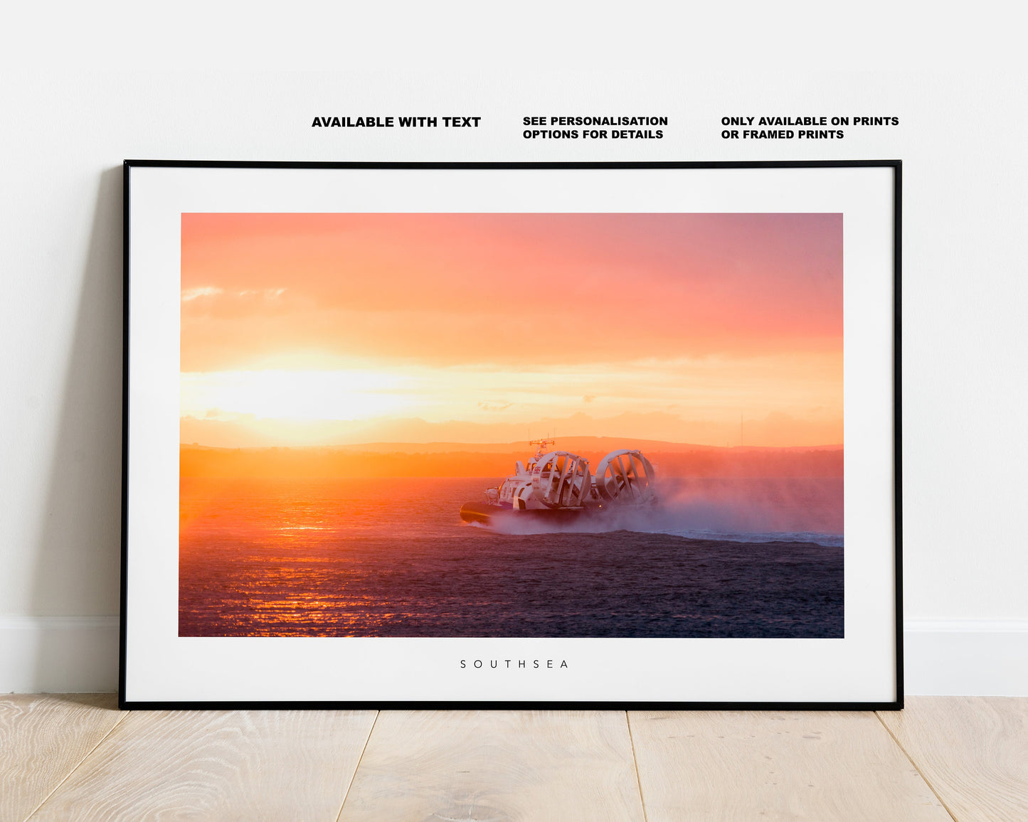 Southsea Hovercraft - Photography Print - Portsmouth and Southsea Prints - Wall Art -  Frame and Canvas Options - Landscape