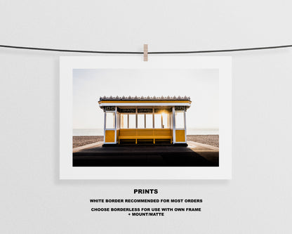 Southsea Shelters - Photography Print - Portsmouth and Southsea Prints - Wall Art -  Frame and Canvas Options - Landscape