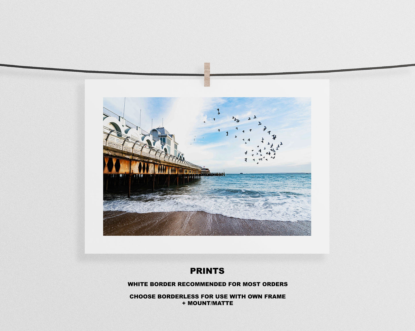 South Parade Pier - Photography Print - Portsmouth and Southsea Prints - Wall Art -  Frame and Canvas Options - Landscape