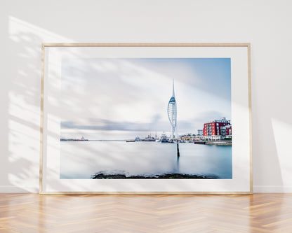 Spinnaker Tower - Photography Print - Portsmouth and Southsea Prints - Wall Art -  Frame and Canvas Options - Landscape