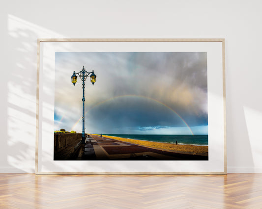 Southsea Rainbow - Photography Print - Portsmouth and Southsea Prints - Wall Art -  Frame and Canvas Options - Landscape