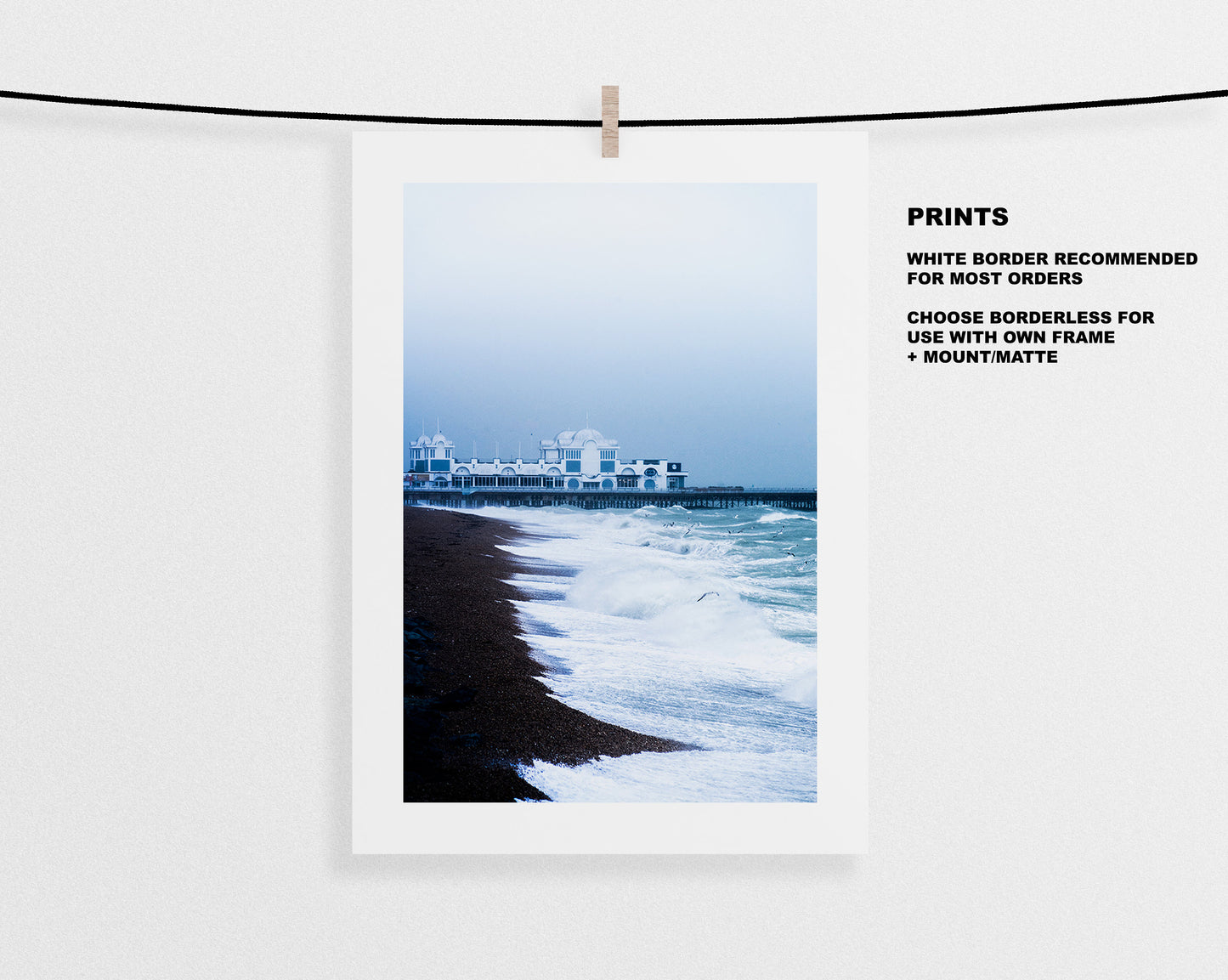 Portsmouth Print Set x3 - Storms - Photography Print Set - Portsmouth - Southsea - Southsea Beach - Hotwalls - Southsea Seafront