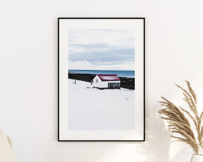 Icelandic Fishing Hut - Iceland Photography Print - Iceland Wall Art - Iceland Poster -Northern Iceland - Snaefellsnes - Northern Iceland