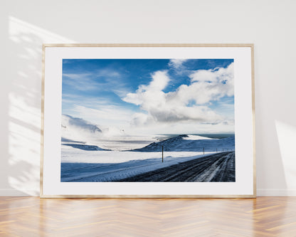 Mountain Landscape Print - Iceland Photography Print - Iceland Wall Art - Iceland Poster - Landscape - Winter Landscape - Mountains - Gift