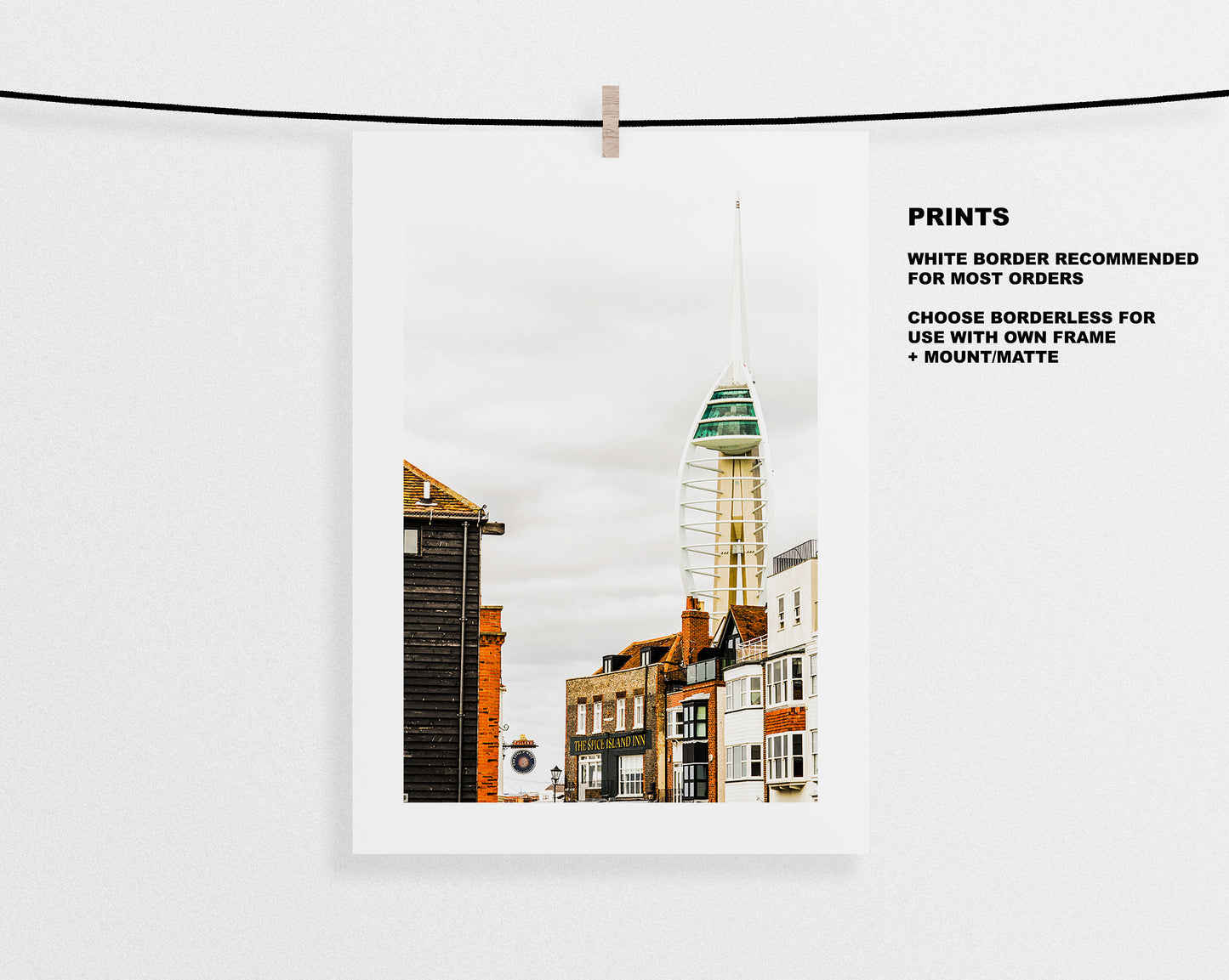 Portsmouth Print - Photography Print - Portsmouth and Southsea Prints - Wall Art -  Frame and Canvas Options - Portrait