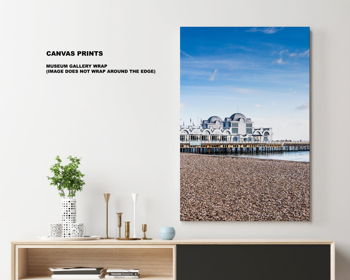 South Parade Pier - Photography Print - Portsmouth and Southsea Prints - Wall Art -  Frame and Canvas Options - Portrait