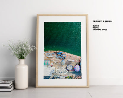 Clarence Pier - Photography Print - Portsmouth and Southsea Prints - Wall Art -  Frame and Canvas Options - Portrait - Aerial