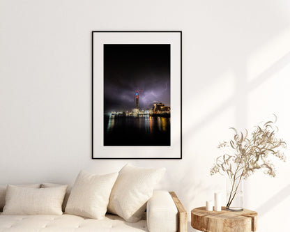 Spinnaker Tower Photography Print - Portsmouth and Southsea Prints - Wall Art -  Frame and Canvas Options - Portrait