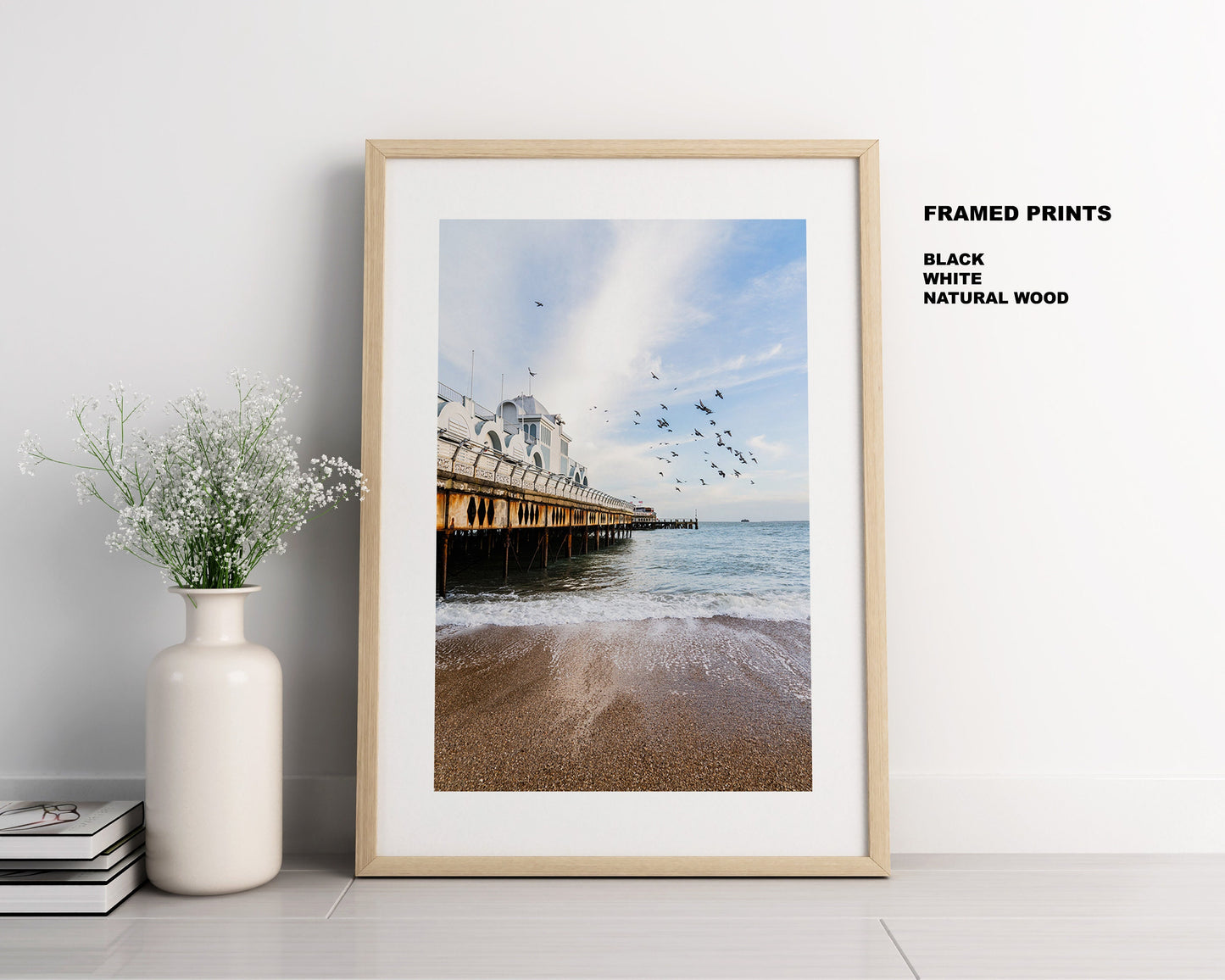 Southsea Print - Photography Print - Portsmouth and Southsea Prints - Wall Art -  Frame and Canvas Options - Portrait