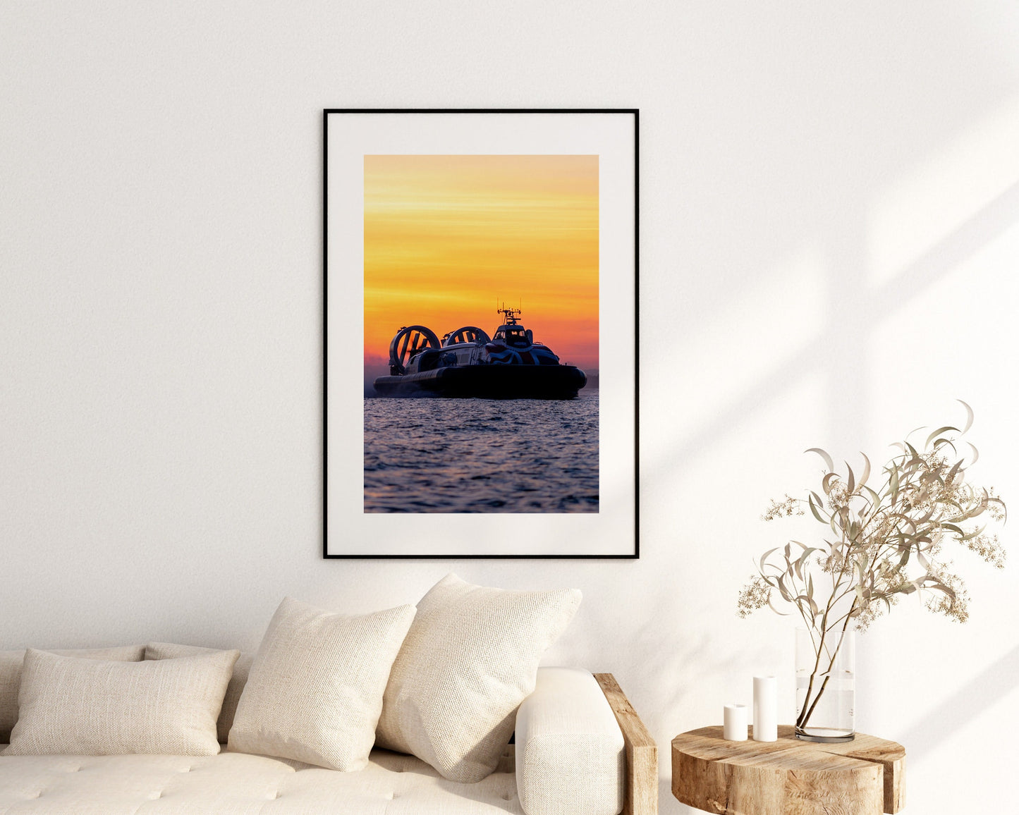 Southsea Hovercraft - Photography Print - Portsmouth and Southsea Prints - Wall Art -  Frame and Canvas Options - Portrait