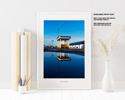 Southsea Shelters - Photography Print - Portsmouth and Southsea Prints - Wall Art -  Frame and Canvas Options - Portrait