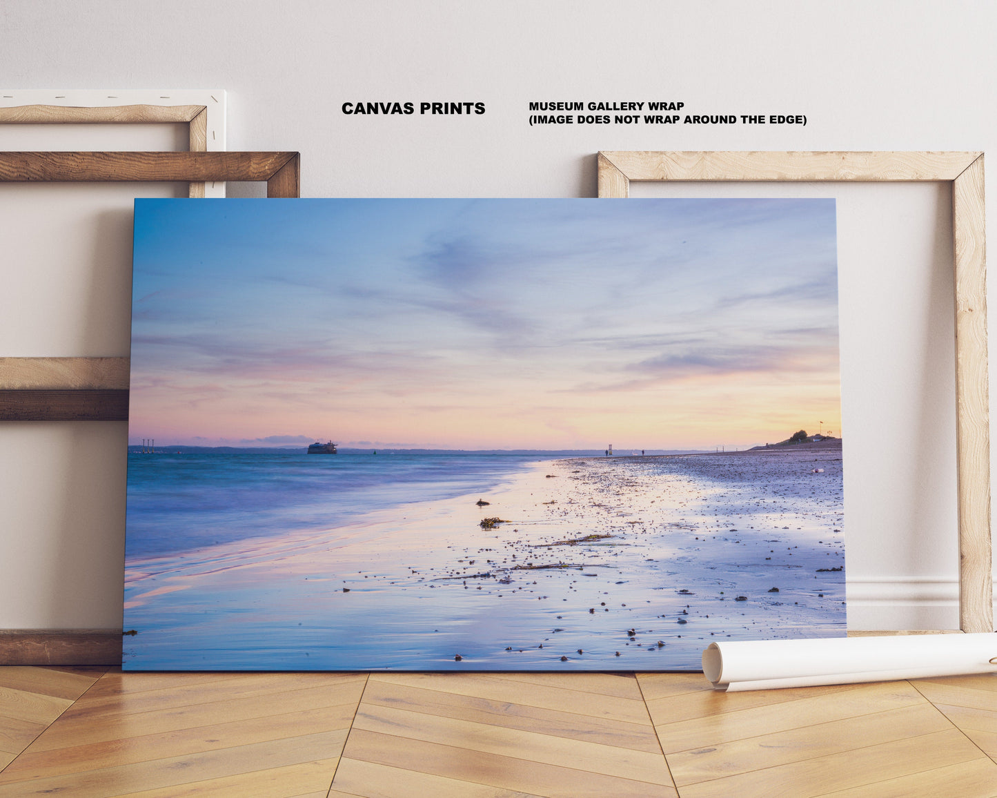 Southsea Beach - Photography Print - Portsmouth and Southsea Prints - Wall Art -  Frame and Canvas Options - Landscape
