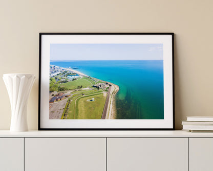 Southsea Seafront - Photography Print - Portsmouth and Southsea Prints - Wall Art -  Frame and Canvas Options - Landscape - Aerial