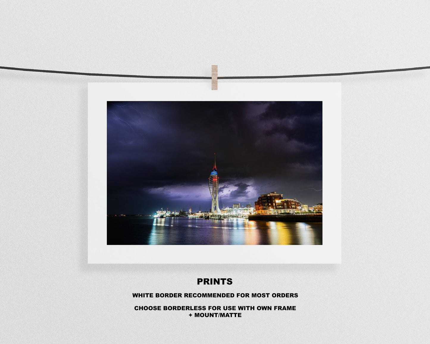 Portsmouth Print - Photography Print - Portsmouth and Southsea Prints - Wall Art -  Frame and Canvas Options - Landscape