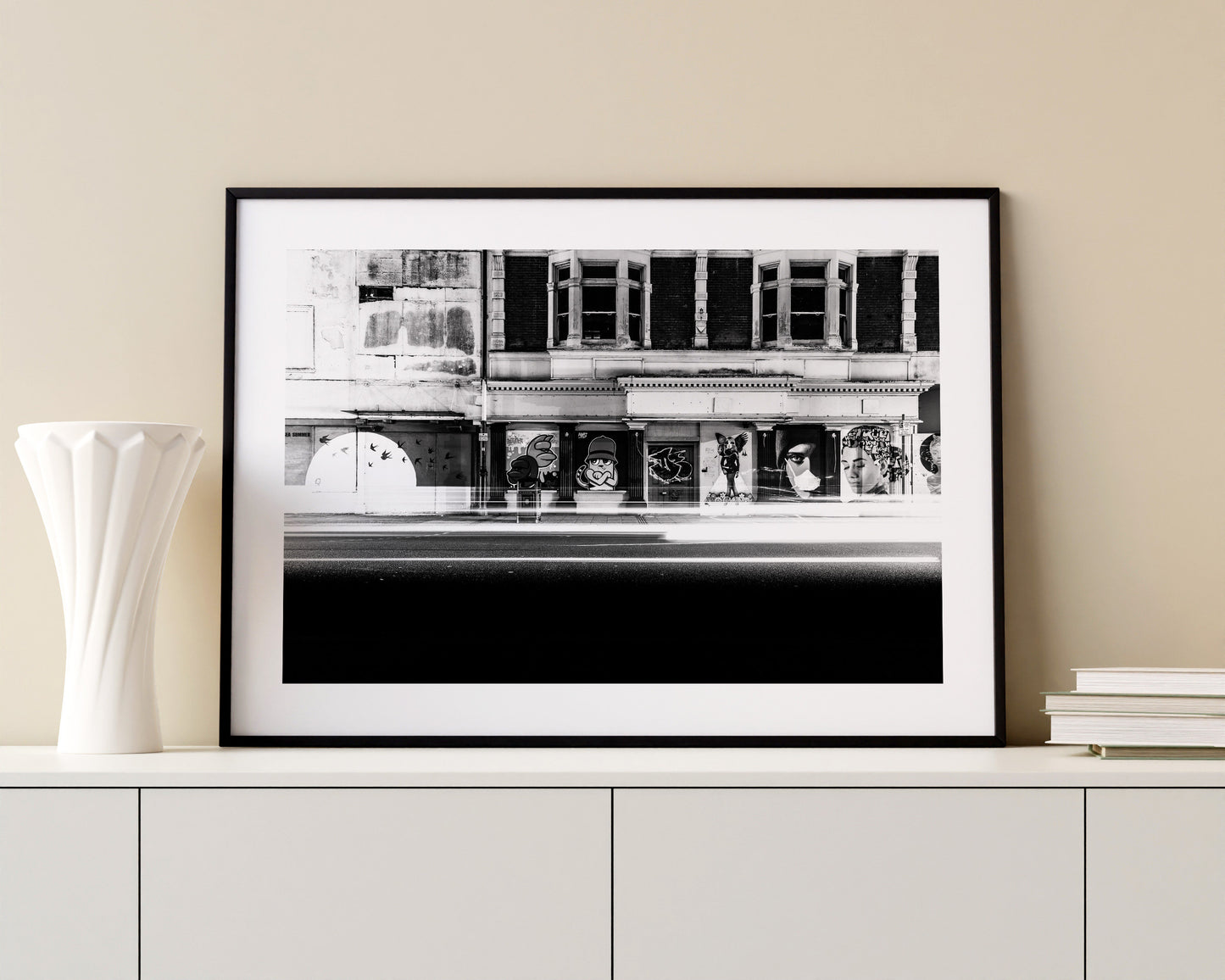 Southsea Streets - Photography Print - Portsmouth and Southsea Prints - Wall Art -  Frame and Canvas Options - Landscape - BW