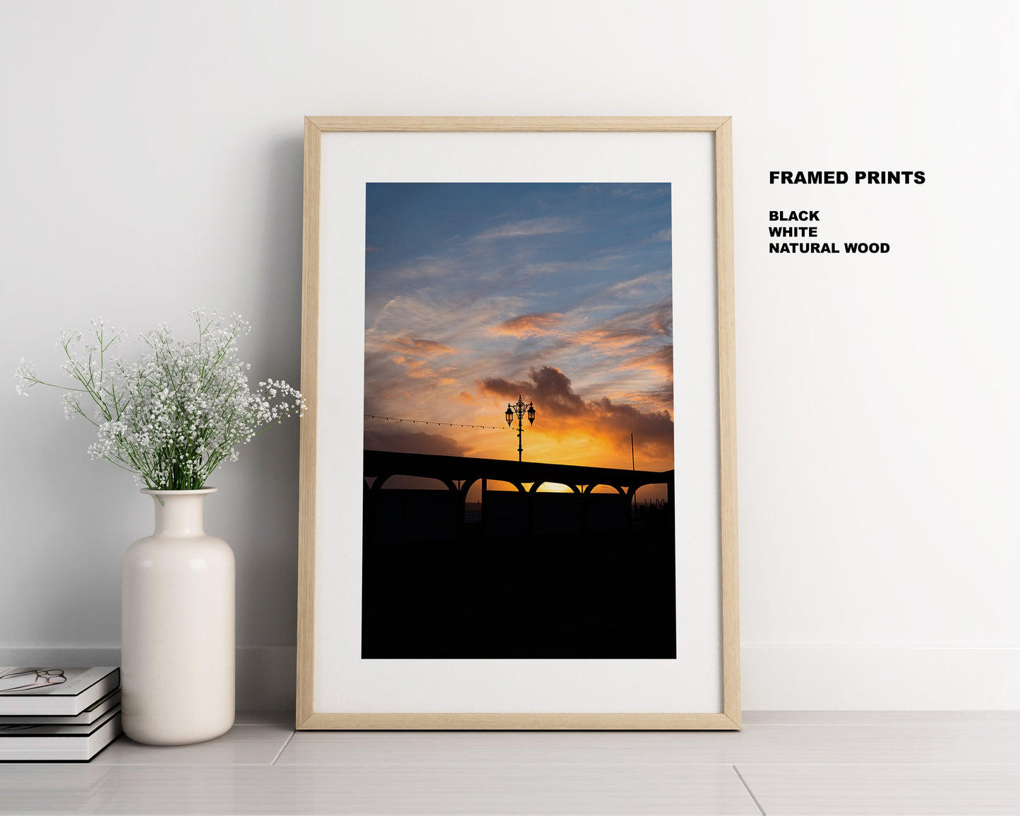 Southsea Promenade - Photography Print - Portsmouth and Southsea Prints - Wall Art -  Frame and Canvas Options - Portrait