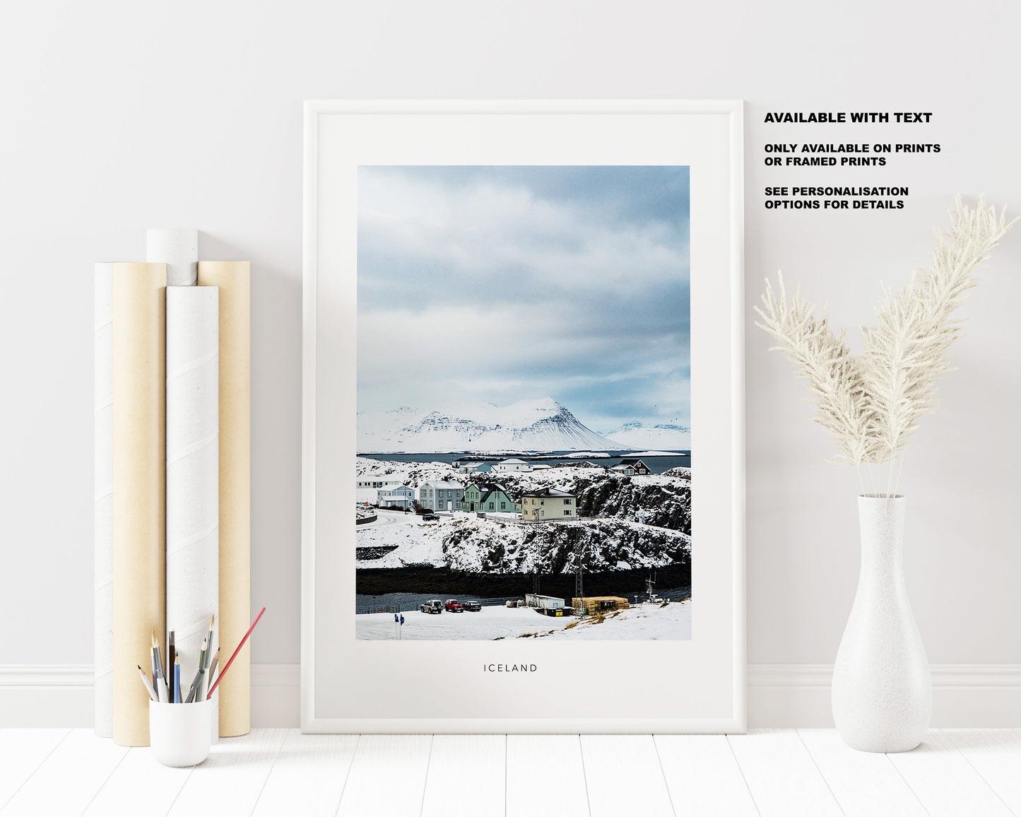 Stykkisholmur - Iceland Photography Print - Iceland Wall Art - Iceland Poster - Icelandic Houses - Contemporary - Snaefellsness - Northern
