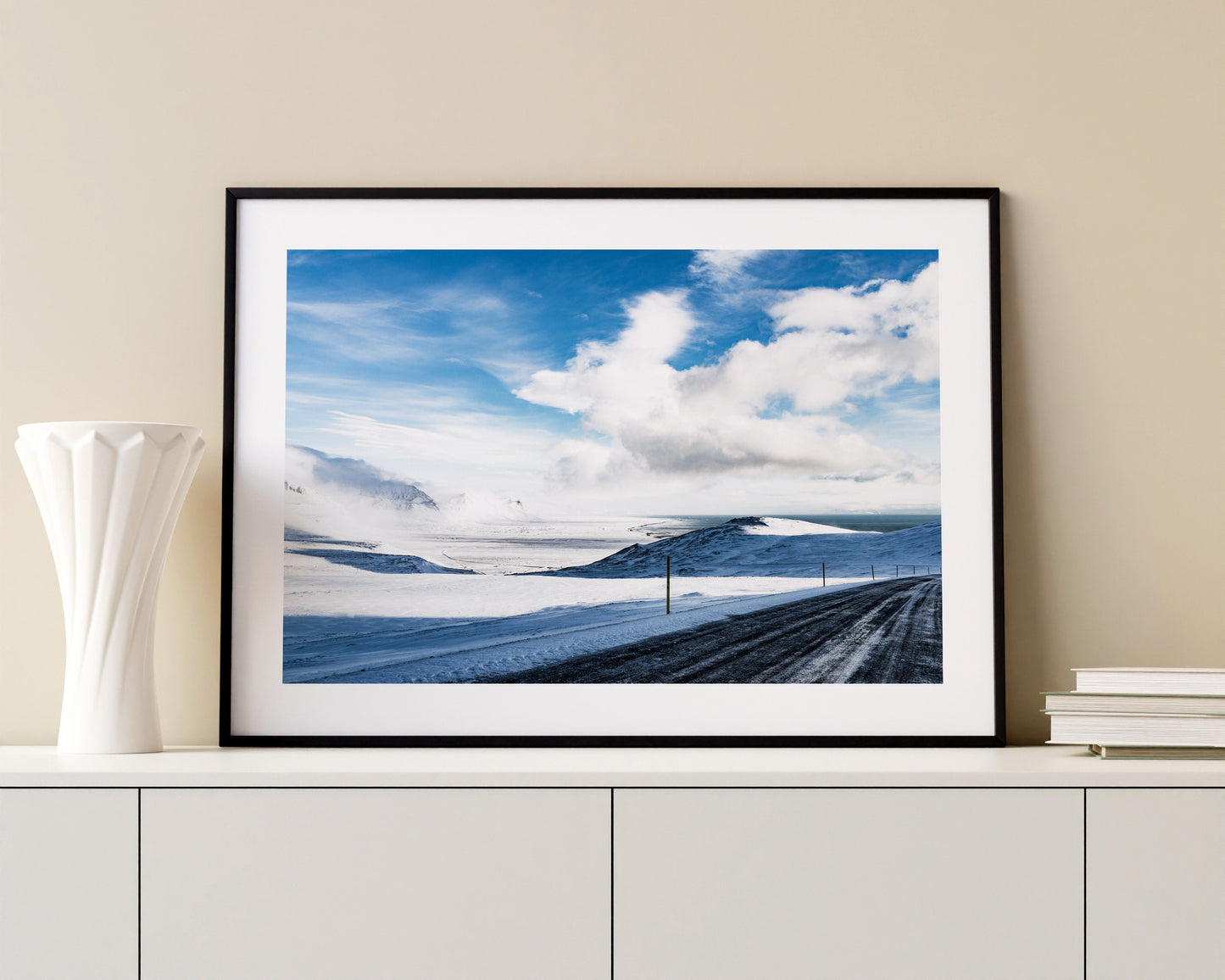 Mountain Landscape Print - Iceland Photography Print - Iceland Wall Art - Iceland Poster - Landscape - Winter Landscape - Mountains - Gift
