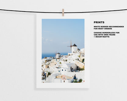 Santorini Photography Print - Greece - Print - Poster - Santorini Photography - Greece Wall Art - Portrait - Oia Print - Oia Photography